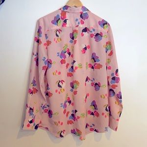 Pink Colorful dress shirt!💖💛💙💚🐣 XL Banana Republic